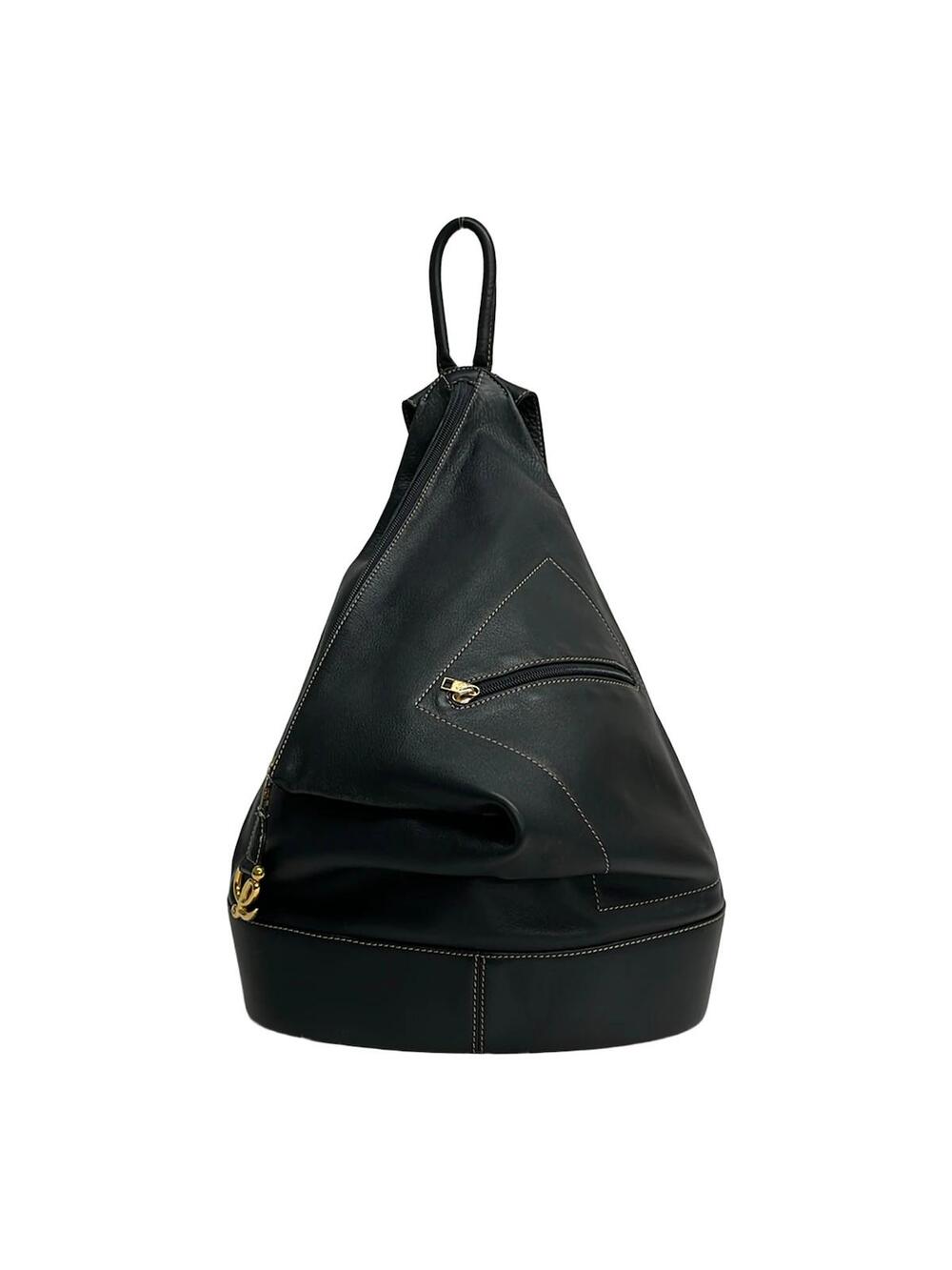 Loewe Anton Backpack Dark Navy Leather #363373L58B